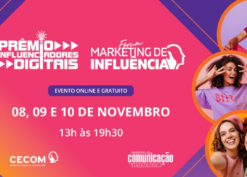 9º Fórum sobre Marketing de Influência acontece nos dias 8, 9 e 10 de novembro
