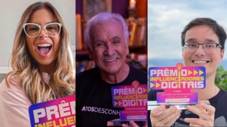 Vencedores do Prêmio Influenciadores Digitais 2021
