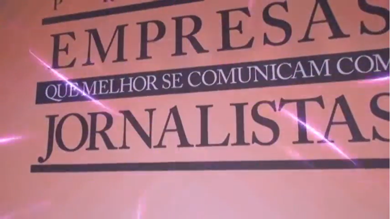 Festa de entrega do Prêmio Empresas que Melhor se Comunicam com Jornalistas