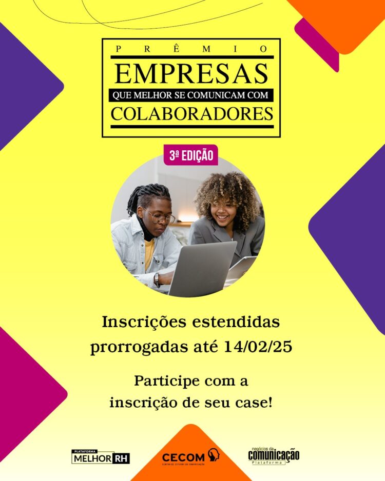 Cases de Comunicação Interna podem ser inscritos até 14 de fevereiro