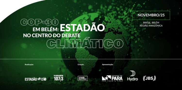 Estadão anuncia cobertura multiplataforma para a COP-30 em Belém (PA)
