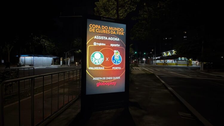 Globo e Eletromidia levam clima do Mundial de Clubes para o dia a dia do público urbano