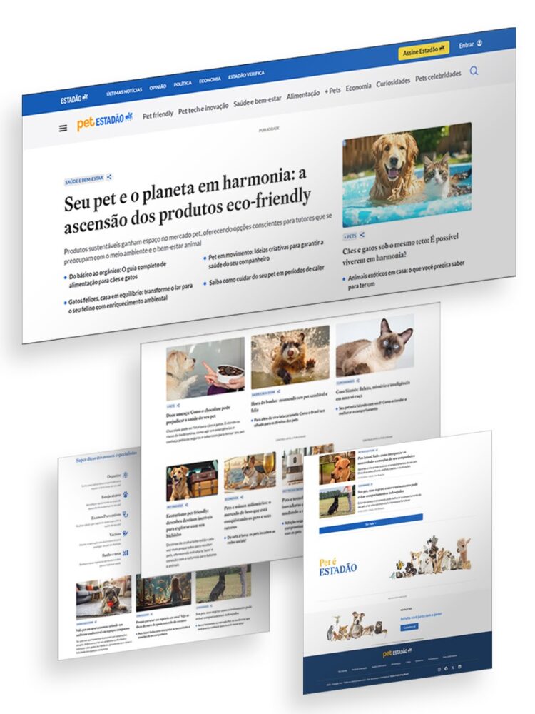Estadão lança site para apaixonados por pets