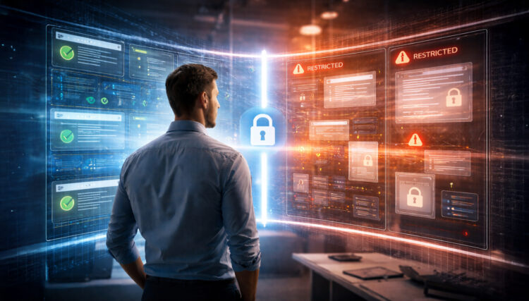 governança de IA e comunicação interna