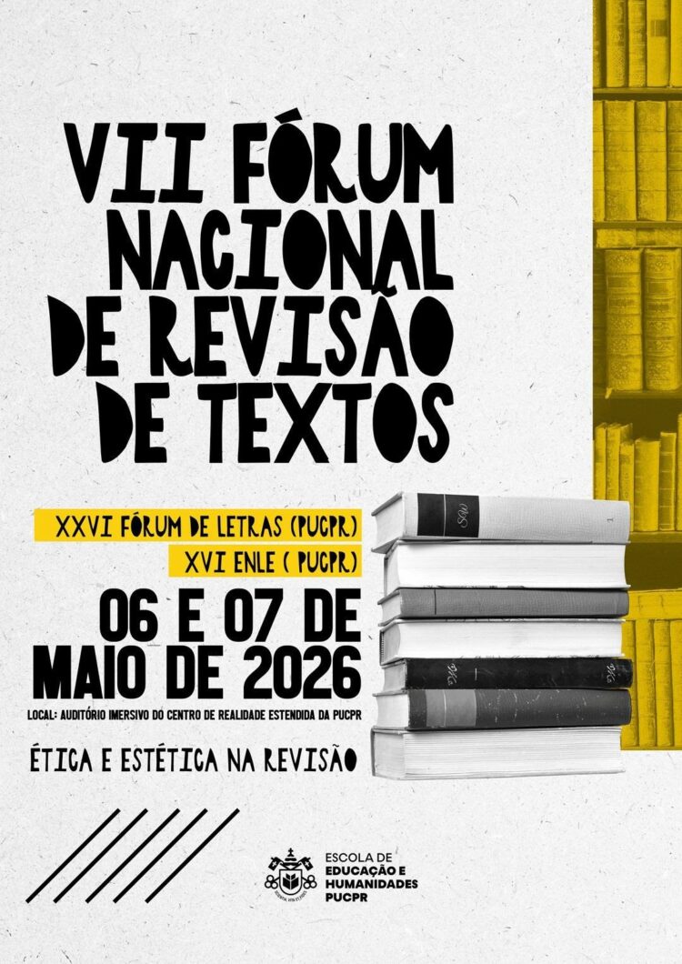 PUCPR promove o VII Fórum Nacional de Revisão de Textos